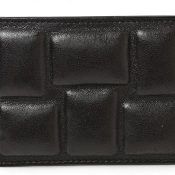 Bottega Veneta Card Case Business Holder BOTTEGA VENETA Leather Black